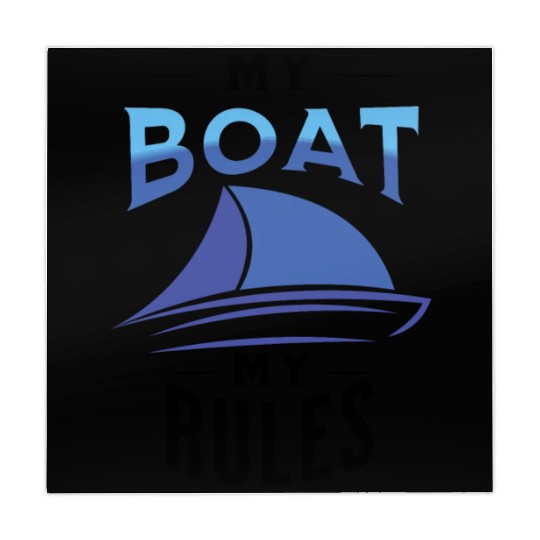 My boat my rules nice Mahjong Mats sailors and skipper