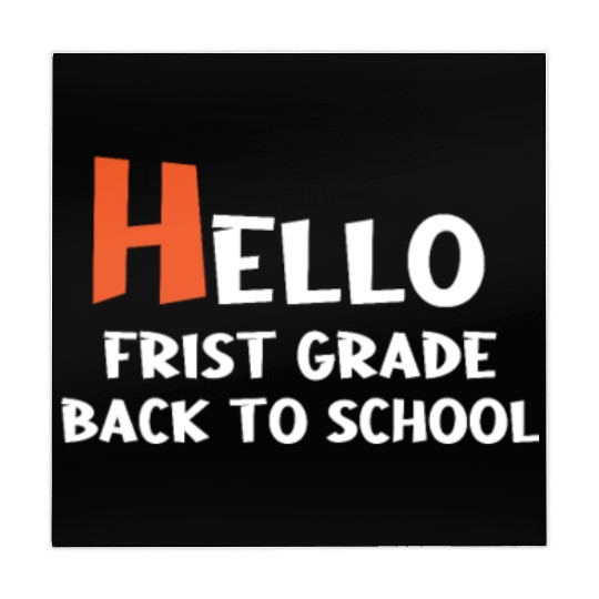 hello frist grade back to school Mahjong Mats