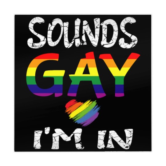 Gay Pride Men Women LGBT Rainbow Sounds Gay I'm In Mahjong Mats