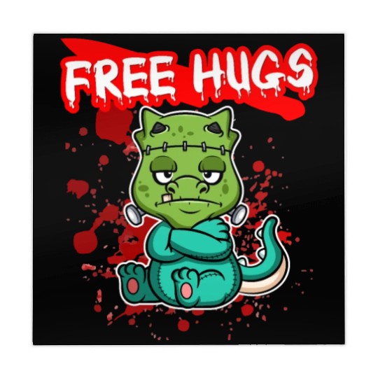 Free Hugs Halloween Sarcasm Scary Creepy Costume Mahjong Mats