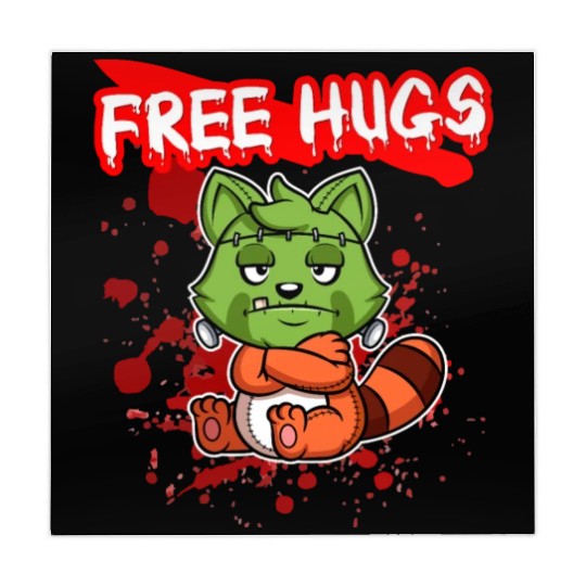 Free Hugs Halloween Sarcasm Scary Creepy Costume Mahjong Mats