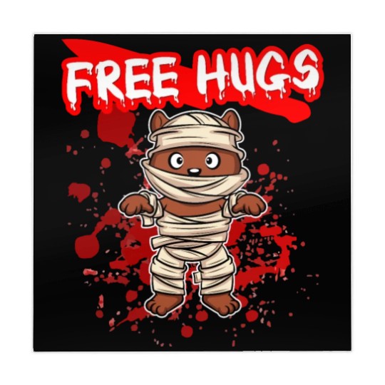 Free Hugs Halloween Sarcasm Scary Creepy Costume Mahjong Mats