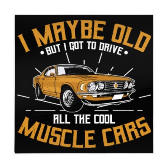I maybe old muscle car for Classic Race Car Lover Mahjong Mats