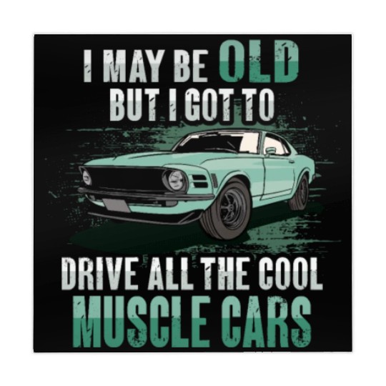 I maybe old muscle car for Classic Race Car Lover Mahjong Mats