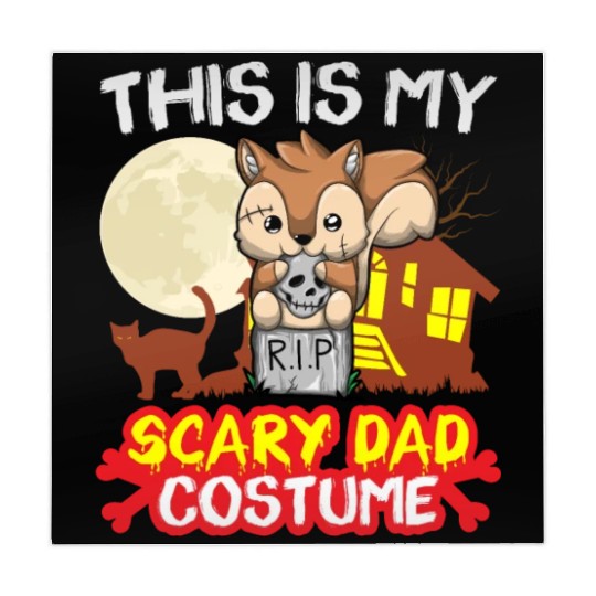 This Is My Scary Dad Costume Funny Halloween Mahjong Mats
