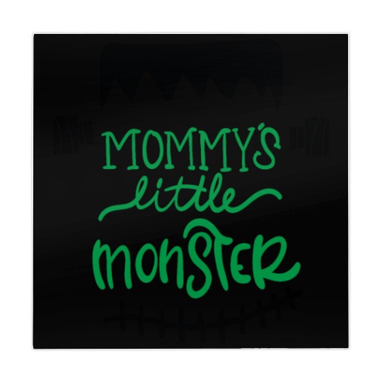Mommy's Little Monster Green Scary Gifts For Boys Mahjong Mats