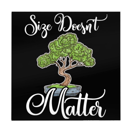 Bonsai Lover Size Doesn't Matter Bonsai Art Gift Mahjong Mats