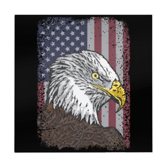 Bald Eagle - American Flag - Patriotic Mahjong Mats