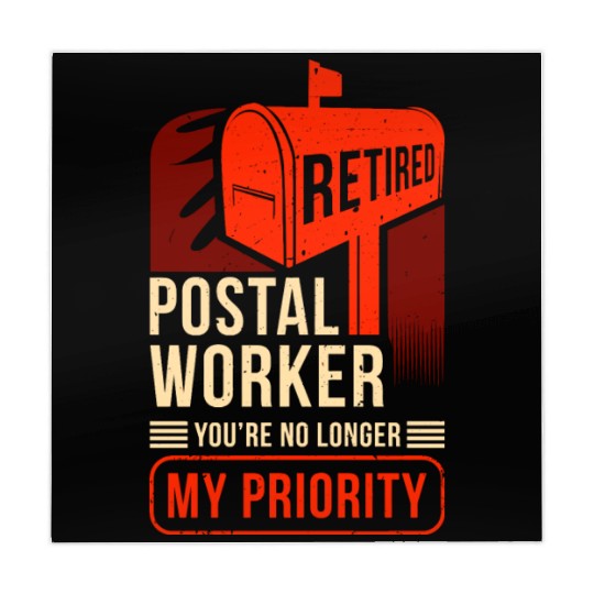 Retired Postal Worker You'Re No Longer My Priority Mahjong Mats