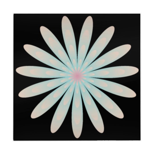 Blue and Coral Flower Mahjong Mats