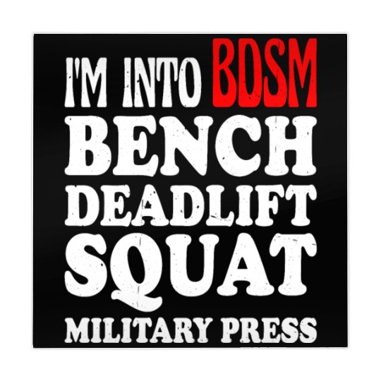 Im Into BDSM Bench Squat Deadlift Military Press13 Mahjong Mats