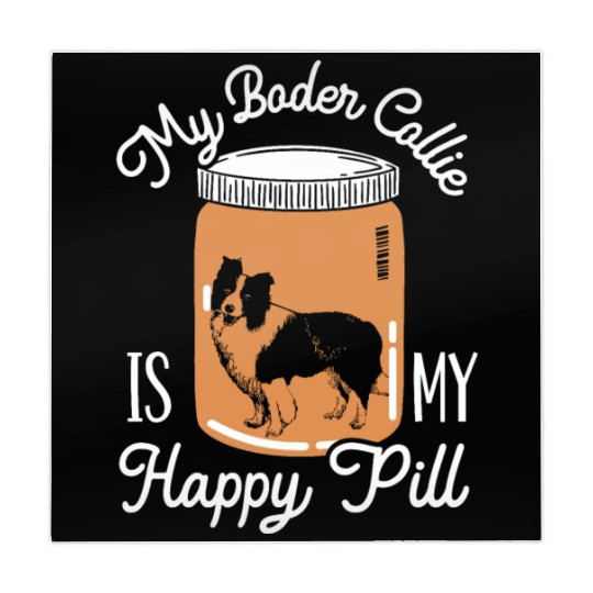 My Border Collie Is My Happy Pill Dog Lover Puppy Mahjong Mats