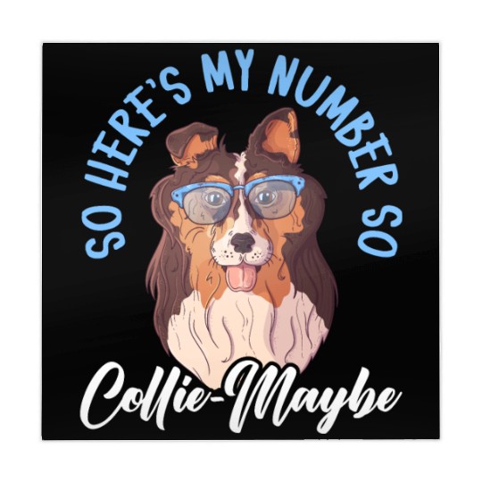 So Here's My Number So Collie-Maybe Border Collie Mahjong Mats