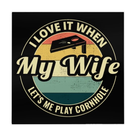 Cornhole Bean Bag Toss Lawn Game Husband Wife Mahjong Mats