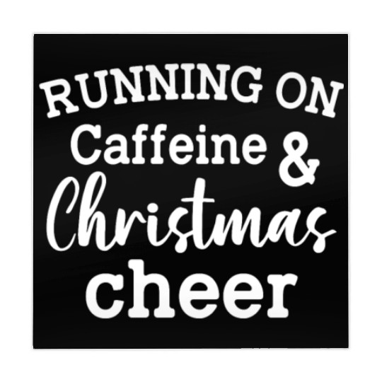 Running On Caffeine Christmas Cheer Mahjong Mats