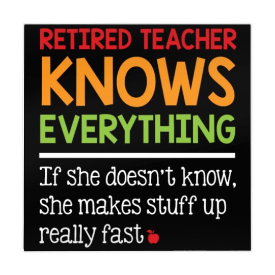 Retired Teacher Knows Everything Mahjong Mats