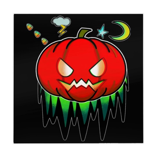 Halloween Jack O Lantern Pumpkin Candy Costume Mahjong Mats