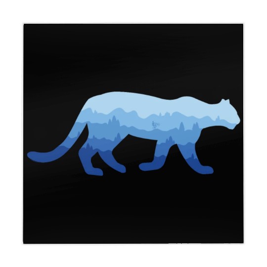 Mountain Lion and Mountain Biker Mahjong Mats