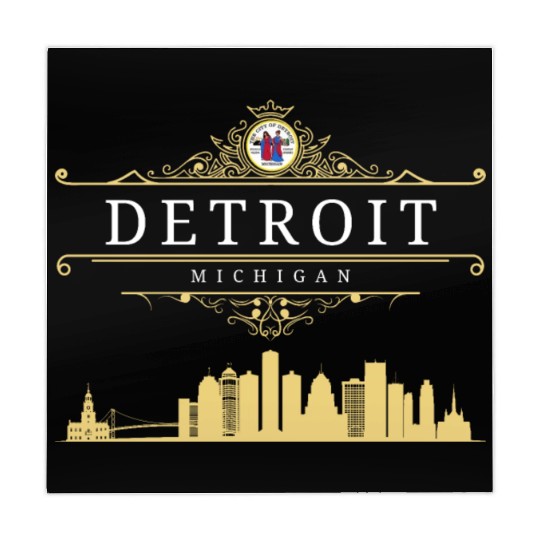 Detroit Michigan Mahjong Mats