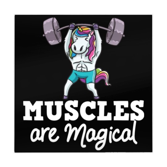 Unicorn Muscle Workout Fitness Training Sport Gym Mahjong Mats