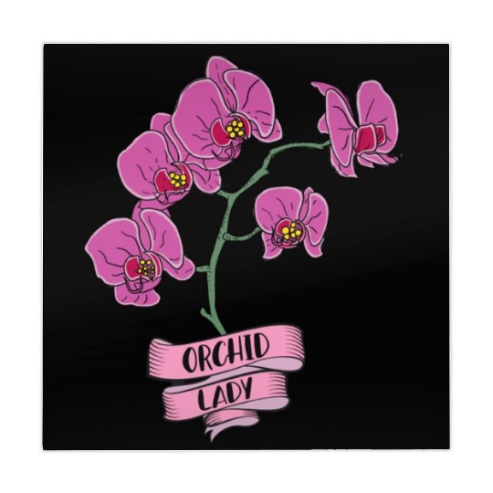 Orchid Plant Lady Cartoon Mahjong Mats