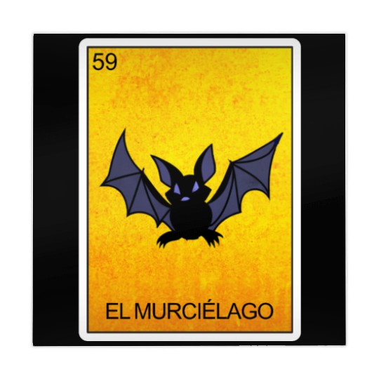El Murcielago Bat Card Mexican Lottery Card Mahjong Mats