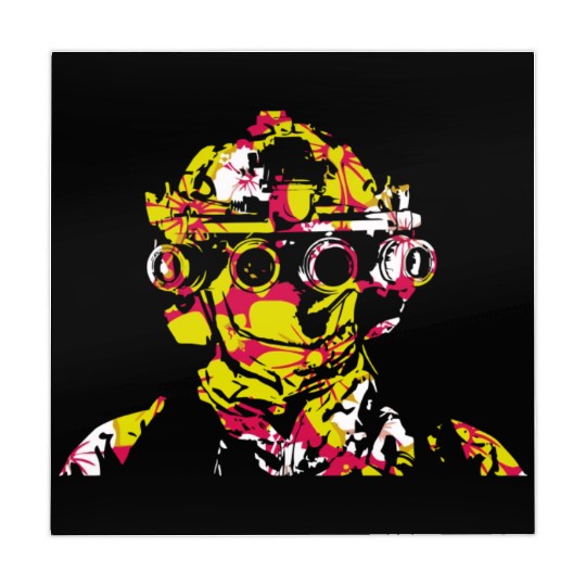 Tropical Gun Lover Firearm Beach Hawaiian Operator Mahjong Mats