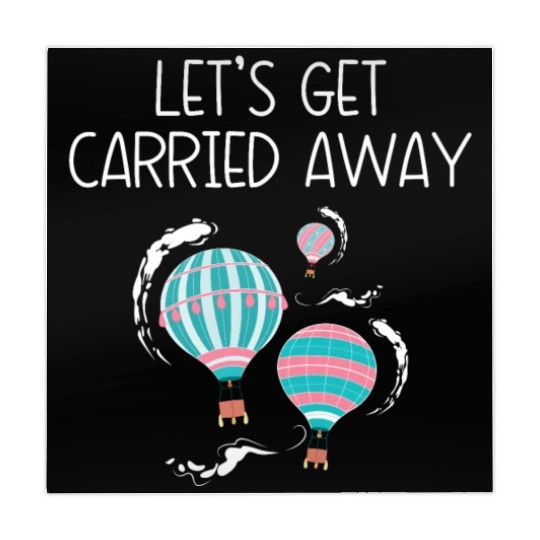 Let's Get Carried Away Hot Air Balloon Lover Mahjong Mats