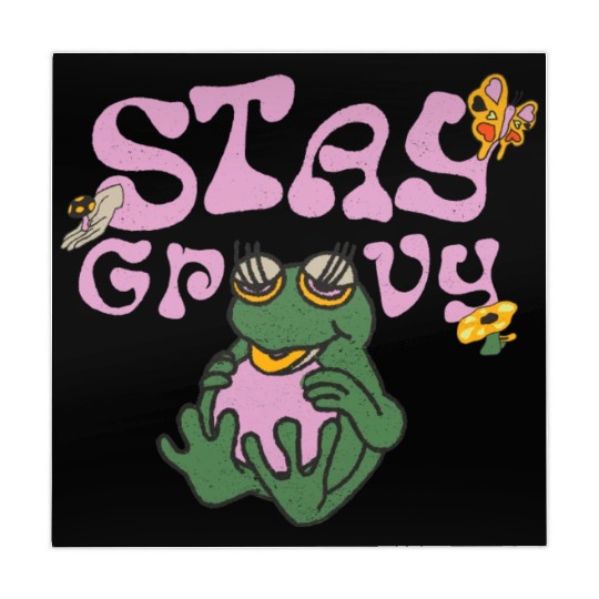 Stay Grvy - Pink Dark Green Typecentric Mahjong Mats