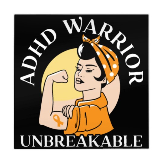 ADHD Warrior Unbreakable Embrace Neurodiversity Mahjong Mats