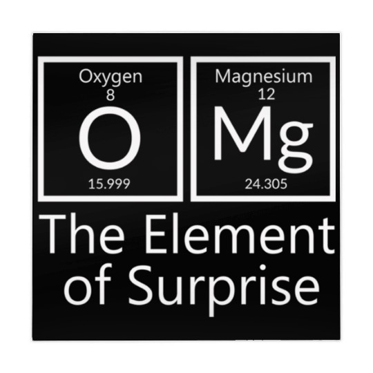 OMG element of surprise Periodic table elements Ch Mahjong Mats