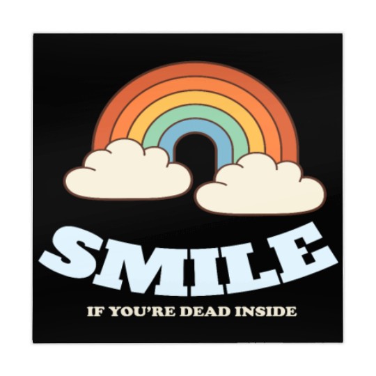 Smile If You are Dead Inside Pessimismus Mahjong Mats