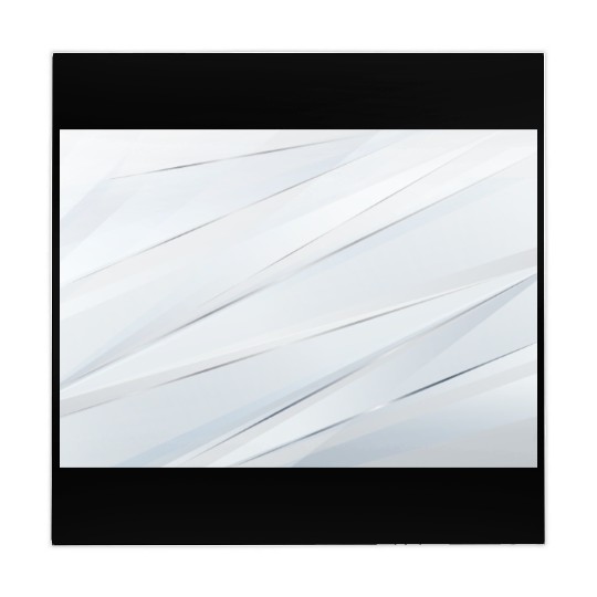 Luxury White Silver Stripes Mahjong Mats