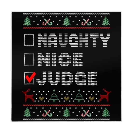 Naughty Nice Judge, Matching Christmas Group Mahjong Mats