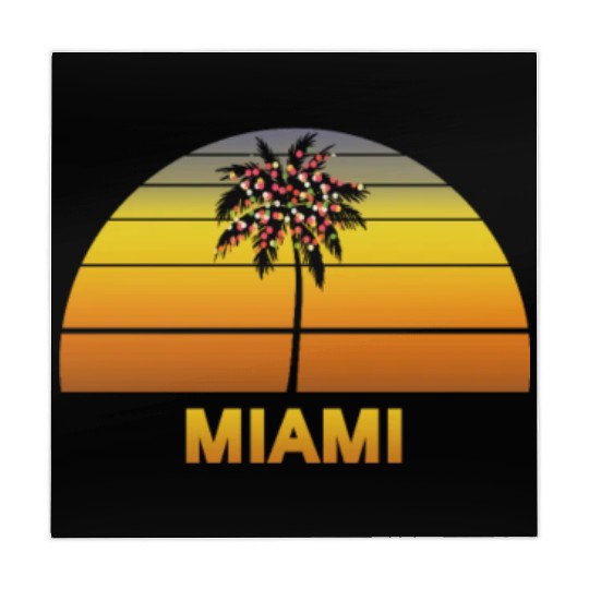 Miami Florida Palm Tree Christmas Lights Family Mahjong Mats