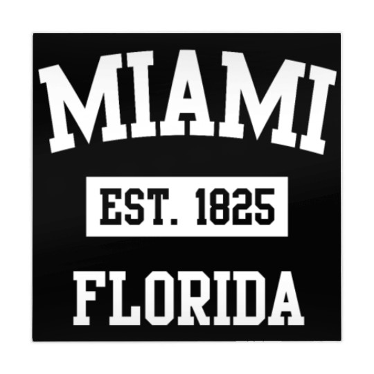 Miami Florida Established 1825 Mahjong Mats