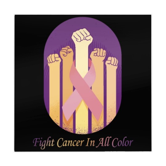 Cancer Sucks In Every Color Fighter Fight Support Mahjong Mats
