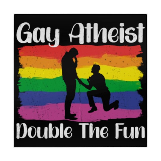 Gay LGBTQ Atheist Atheism Anti Religion Securalism Mahjong Mats