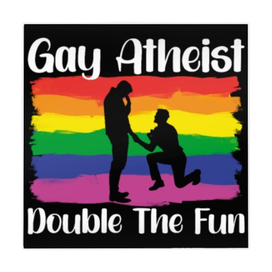 Gay LGBTQ Atheist Atheism Anti Religion Securalism Mahjong Mats