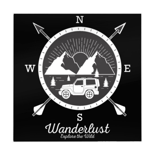 Wanderlust Explore the Wild Compass Mahjong Mats