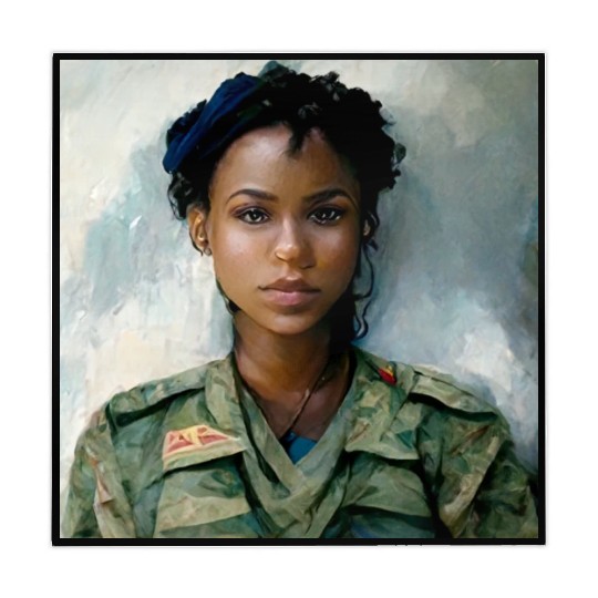Beautiful US army combat medic painting Mahjong Mats