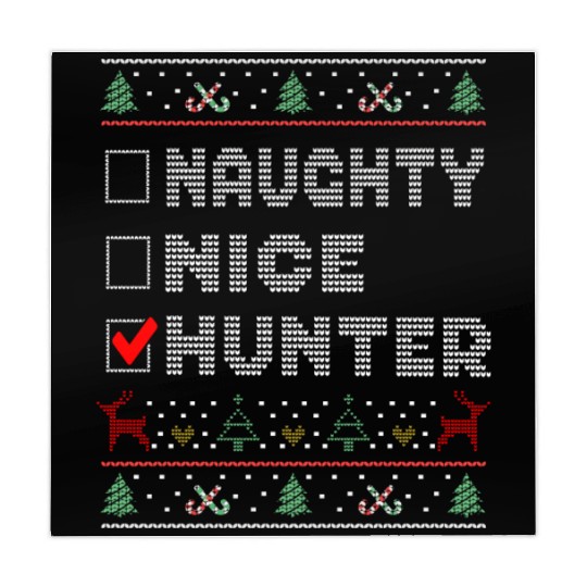 Naughty Nice Hunter, Matching Christmas Group Mahjong Mats