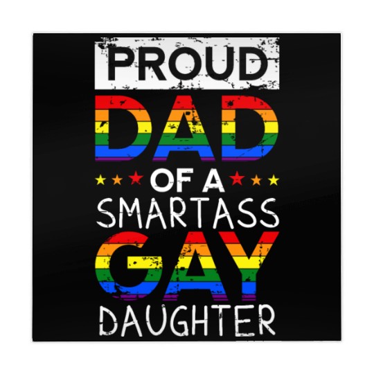 Proud Dad of a smartass gay daughter Mahjong Mats