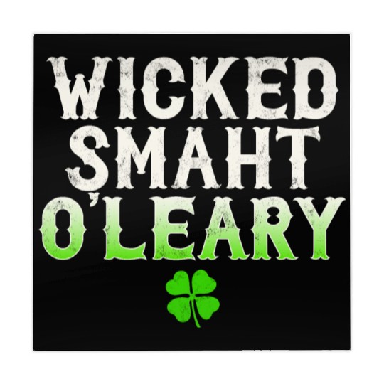 Wicked Smaht O'Leary Clan Boston Irish Slang Mahjong Mats