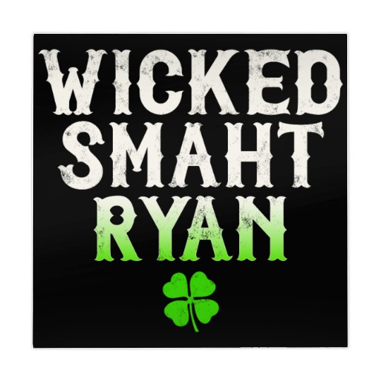 Wicked Smaht Ryan Clan Boston Irish Slang Mahjong Mats