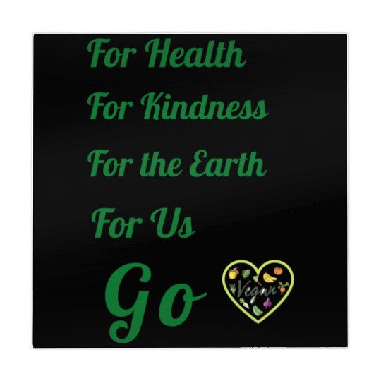 Go Vegan, for health, kindness, earth and us. Mahjong Mats