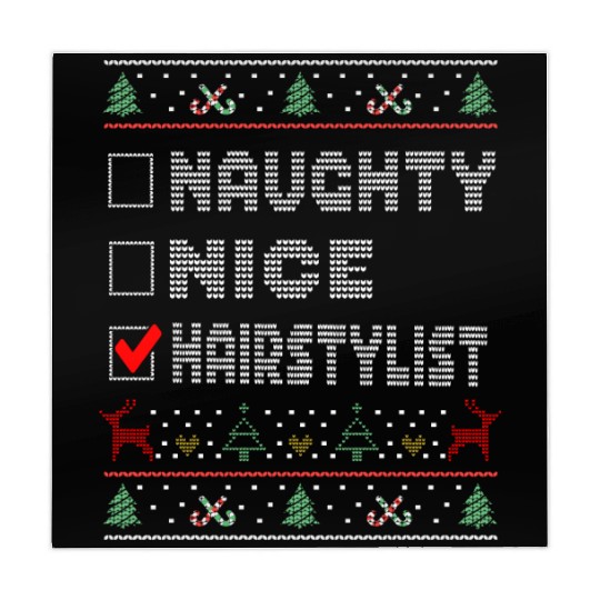 Naughty Nice Hairstylist, Matching Christmas Mahjong Mats