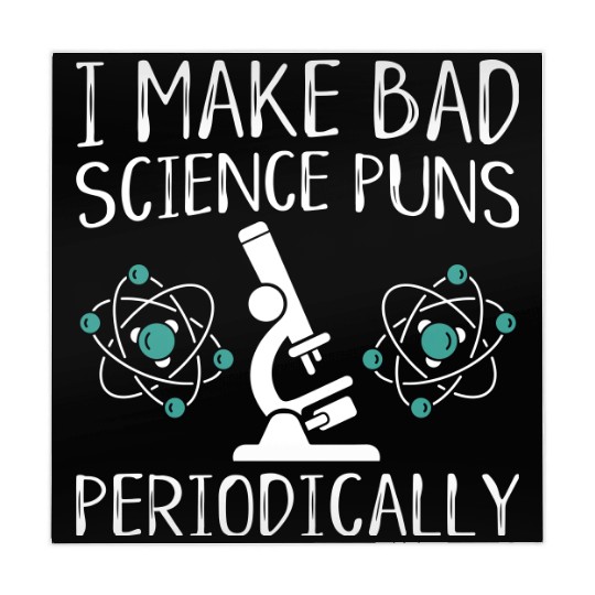 I Make Bad Science Puns Periodically Mahjong Mats