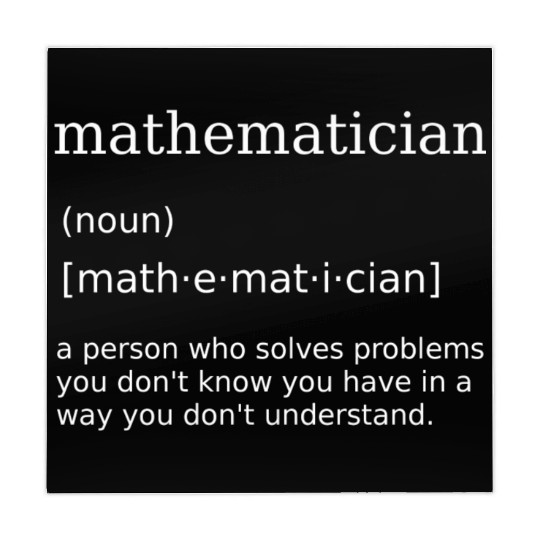 Mathematician Mathematics Math Teacher Nerd Mahjong Mats