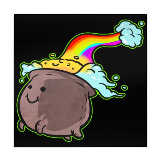 A Pot Of Gold At The End Of A Rainbow For St. Mahjong Mats